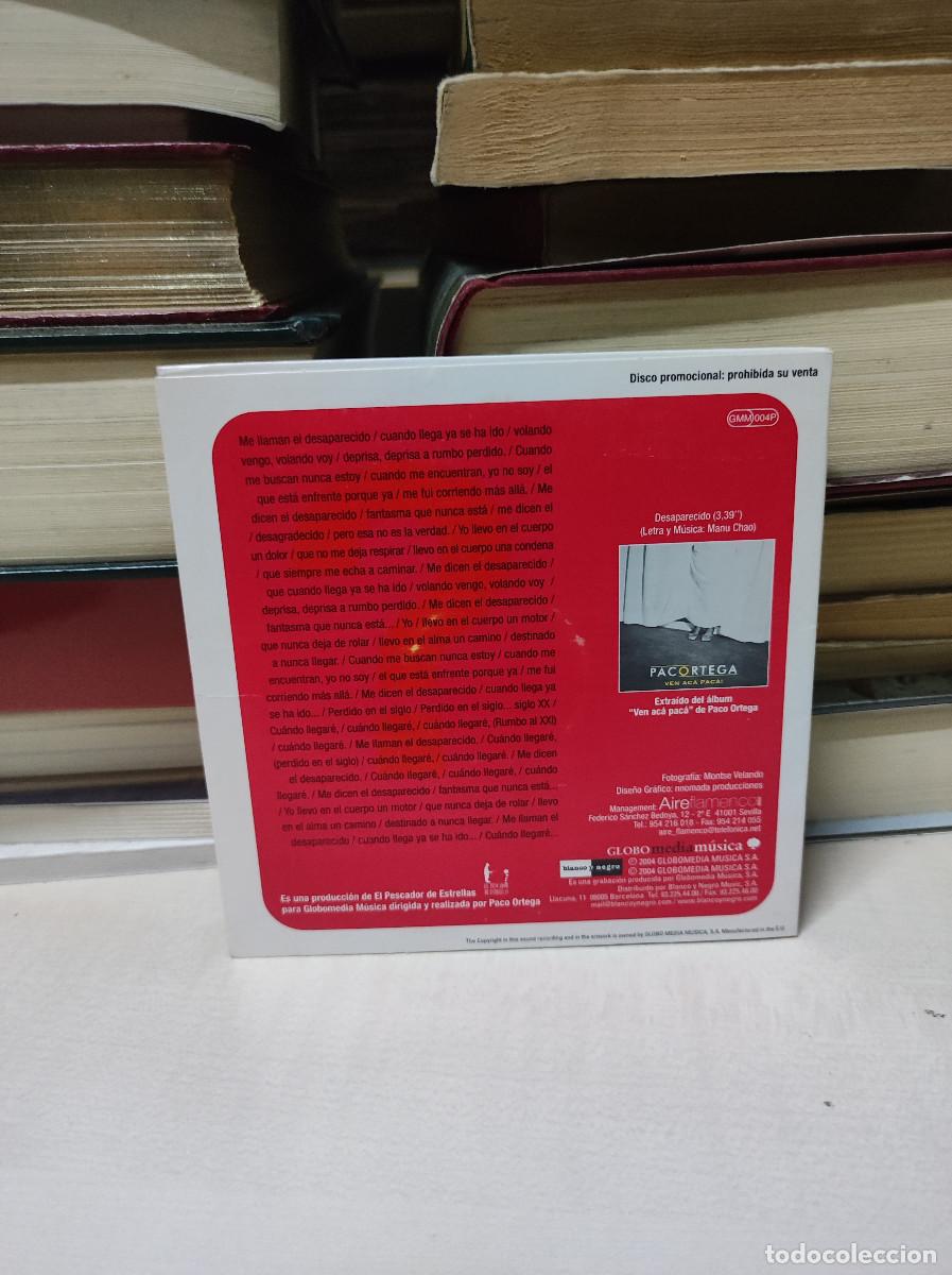 CDs de m&uacute;sica: Paco Ortega &ndash; Desaparecido - Foto 2