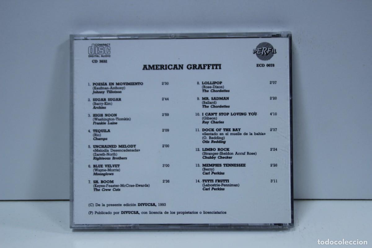 CDs de m&uacute;sica: DISCO CD. American Graffiti. COMPACT DISC. - Foto 2