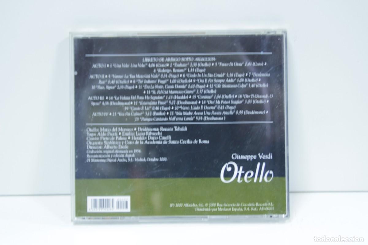 CDs de m&uacute;sica: DISCO CD. Verdi &ndash; Otello. COMPACT DISC. - Foto 2