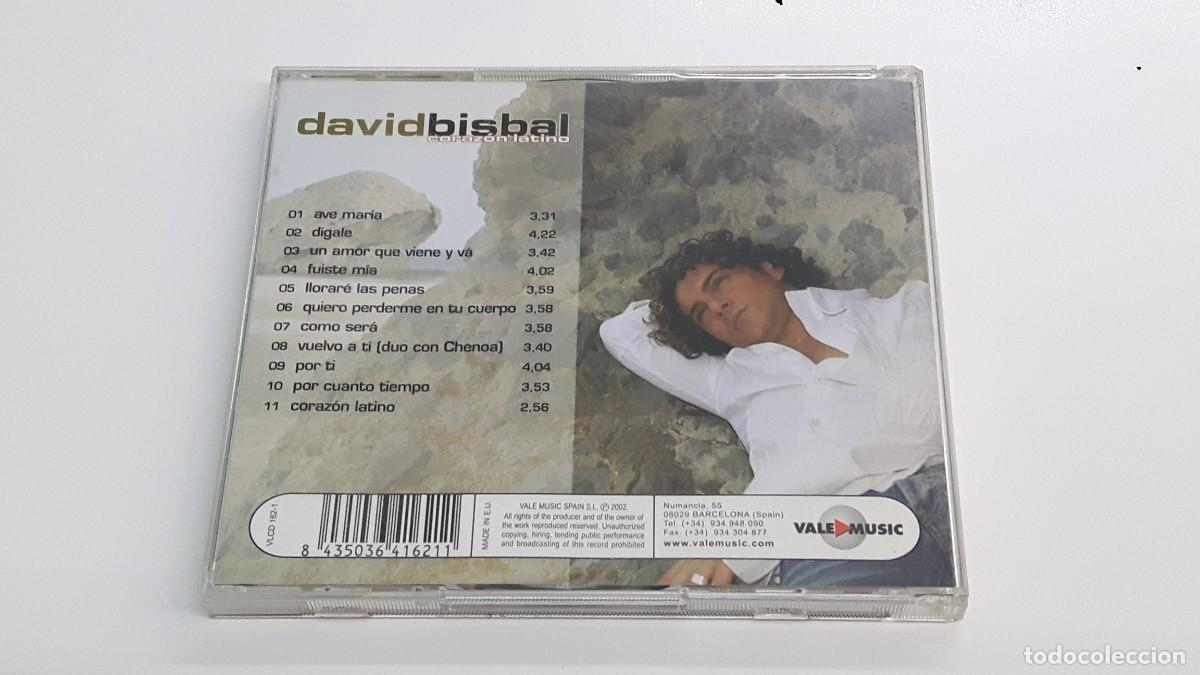 CDs de m&uacute;sica: CD + DVD - DAVID BISBAL - CORAZ&Oacute;N LATINO - 2002 - Foto 4