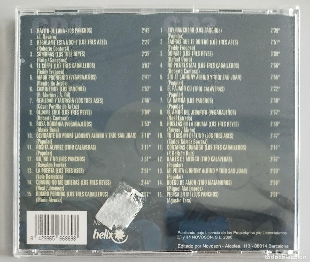 CDs de m&uacute;sica: GRANDES TRIOS BOLEROS - 2 CD,S - PRECINTADO - Foto 2
