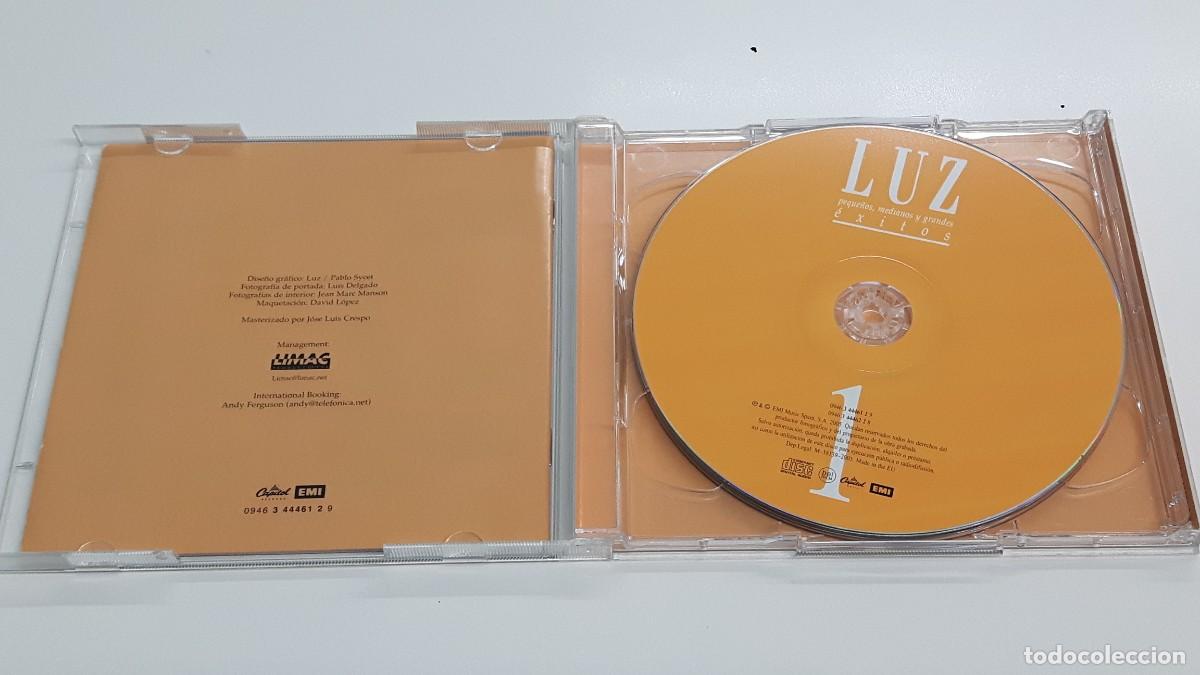 CDs de m&uacute;sica: 2 CD LUZ - PEQUE&Ntilde;OS, MEDIANOS Y GRANDES &Eacute;XITOS - 2005 - Foto 2