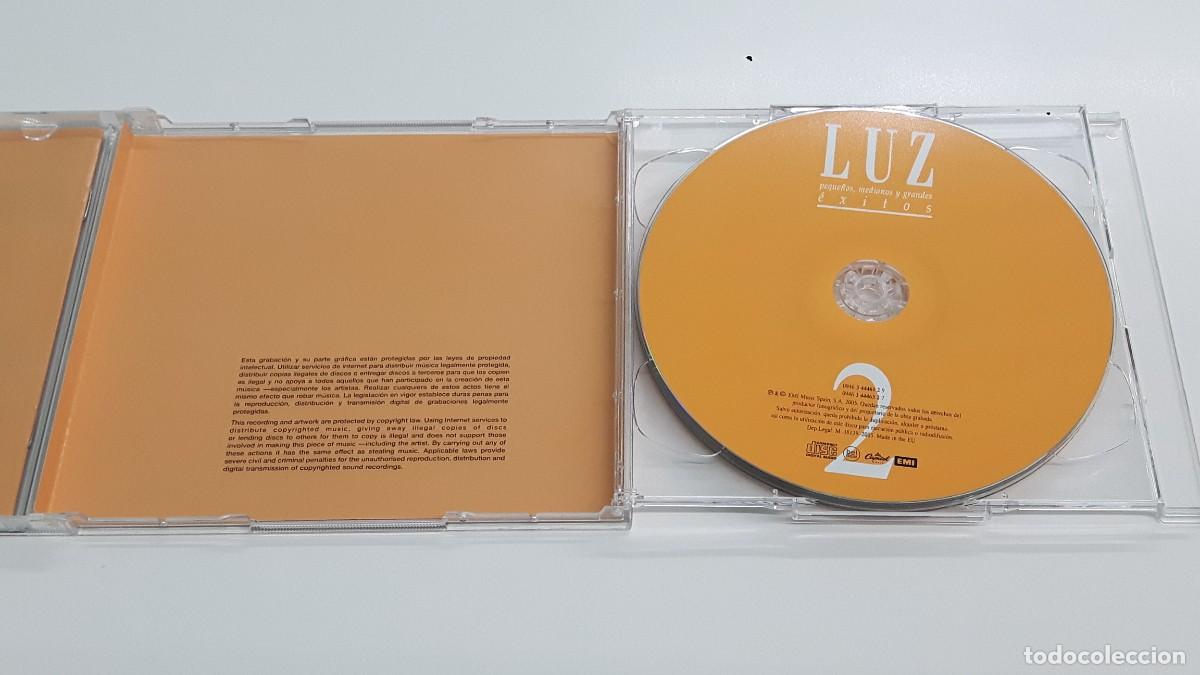 CDs de m&uacute;sica: 2 CD LUZ - PEQUE&Ntilde;OS, MEDIANOS Y GRANDES &Eacute;XITOS - 2005 - Foto 3