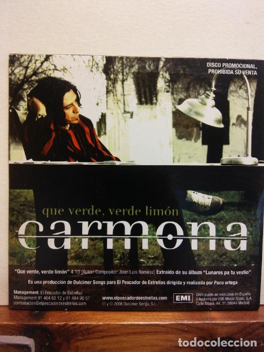 CDs de m&uacute;sica: CD. CARMONA. QUE VERDE, VERDE LIM&Oacute;N - Foto 1