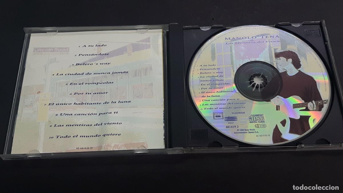 CDs de m&uacute;sica: CD MANOLO TENA - LAS MENTIRAS DEL VIENTO - Foto 2