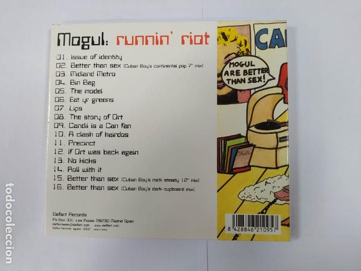 CDs de m&uacute;sica: Mogul - Runnin Riot - CD. TDKCD220 - Foto 3