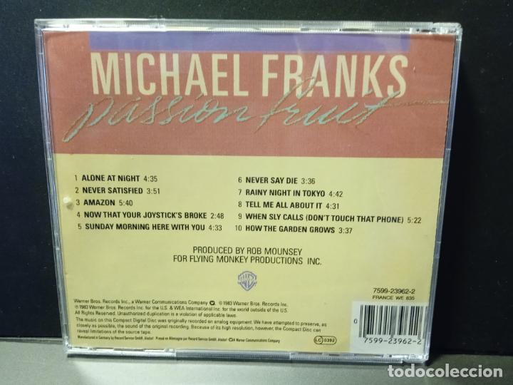 CDs de m&uacute;sica: MICHAEL FRANKS PASSIONFRUIT CD GERMANY 1983 PDELUXE - Foto 2