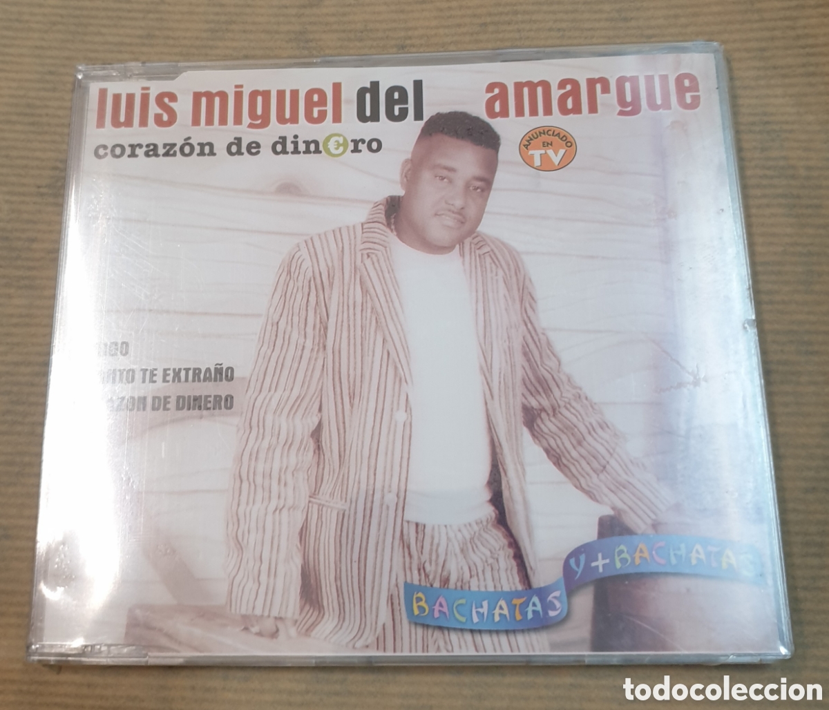 CDs de m&uacute;sica: Luis miguel del amargue - corazon de dinero. Cd single - Foto 1