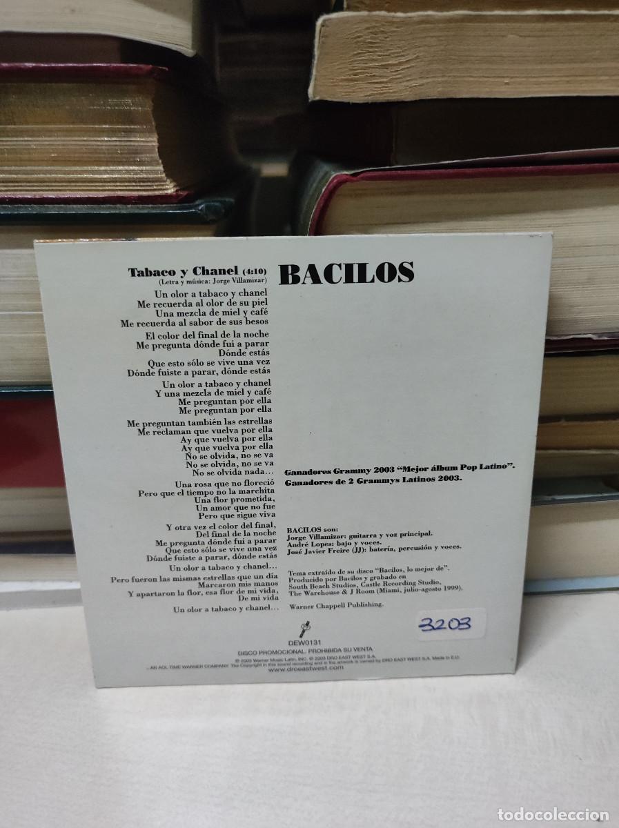 CDs de m&uacute;sica: Bacilos &ndash; Tabaco Y Chanel - Foto 2