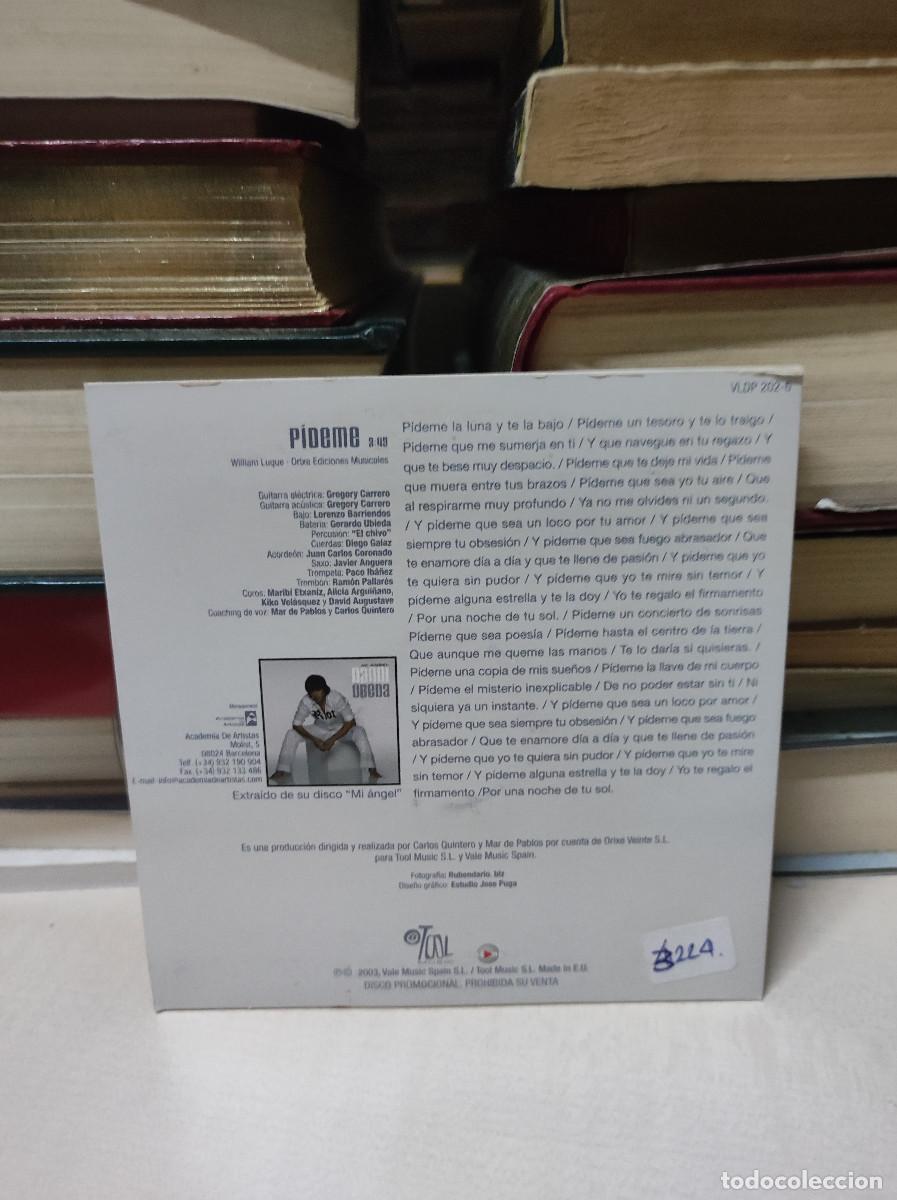 CDs de m&uacute;sica: Danni &Uacute;beda &ndash; P&iacute;deme - Foto 2