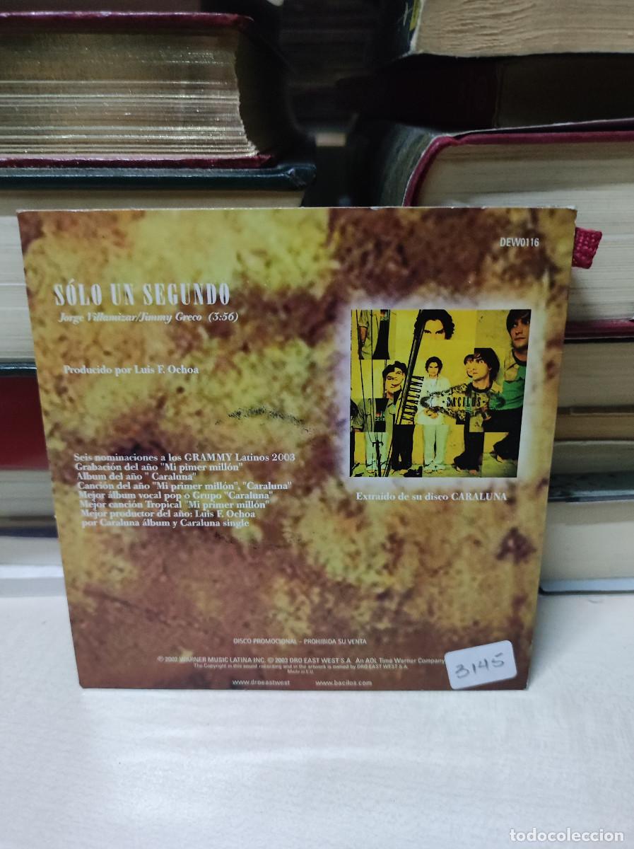 CDs de m&uacute;sica: Bacilos &ndash; S&oacute;lo un segundo - Foto 2