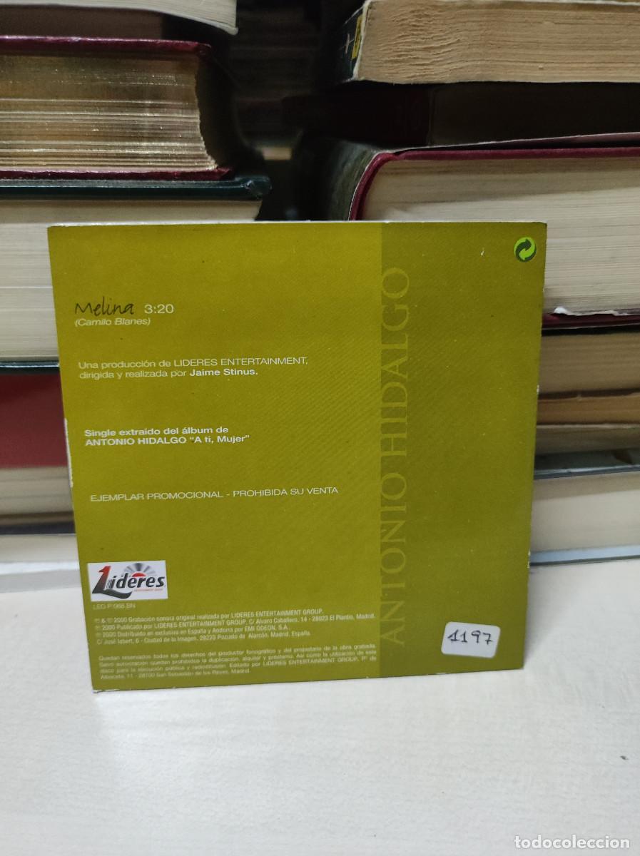 CDs de m&uacute;sica: Antonio Hidalgo &ndash; Melina - Foto 2