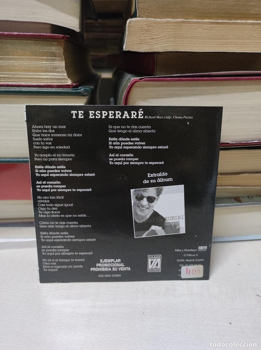 CDs de m&uacute;sica: Seraf&iacute;n Zubiri &ndash; Te Esperar&eacute; - Foto 2