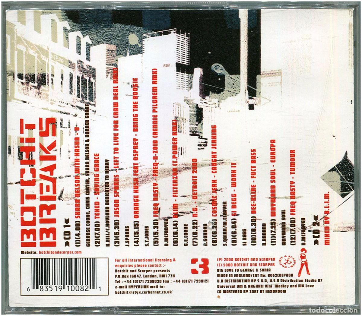 CDs de m&uacute;sica: VVAA - Botchit Breaks 3 - 2xCD Comp. UK 2000 - Botchit & Scarper &lrm;BOS2CDLP008 - Foto 2