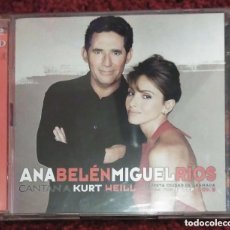 CDs de Música: ANA BELEN Y MIGUEL RIOS (CANTAN A KURT WEILL) 2 CD'S 1999. Lote 376005364