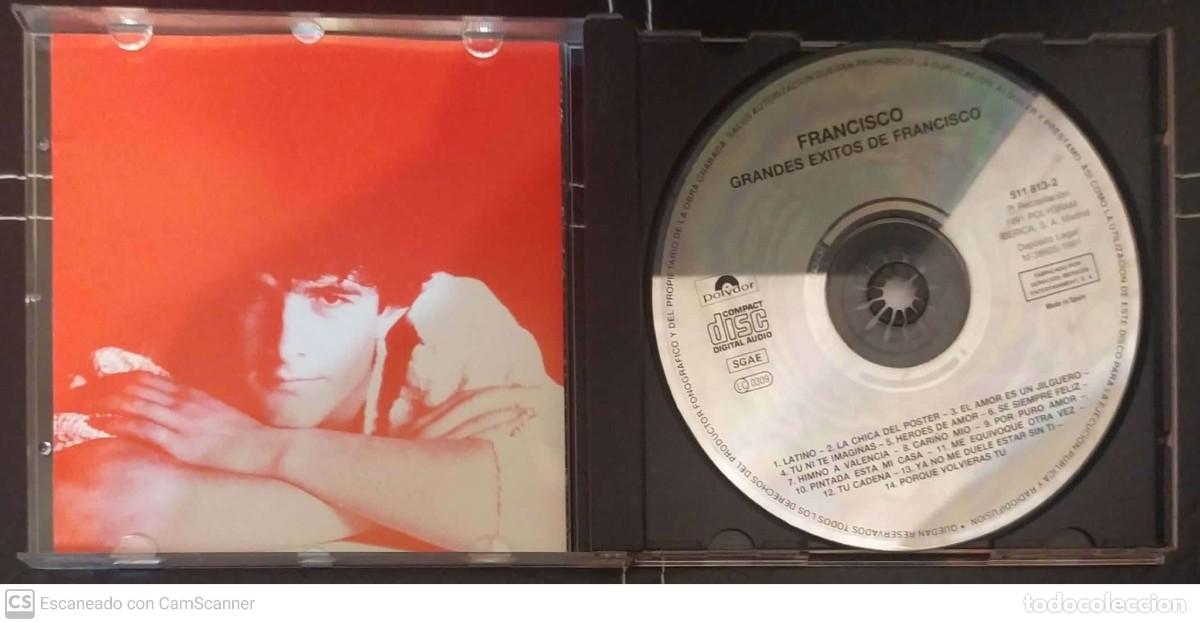 CDs de m&uacute;sica: FRANCISCO (GRANDES EXITOS) CD 1991 - Foto 3