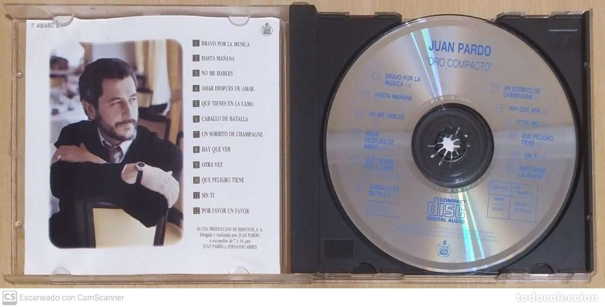 CDs de m&uacute;sica: JUAN PARDO (ORO COMPACTO) CD 1987 1&ordf; Edici&oacute;n - Foto 3