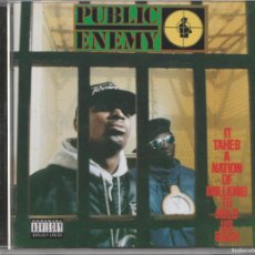 CDs de Música: CD PUBLIC ENEMY - IT TAKES A NATION OF MILLIONS TO HOLD US BACK - THE DEF JAM REMASTERS. Lote 376074054