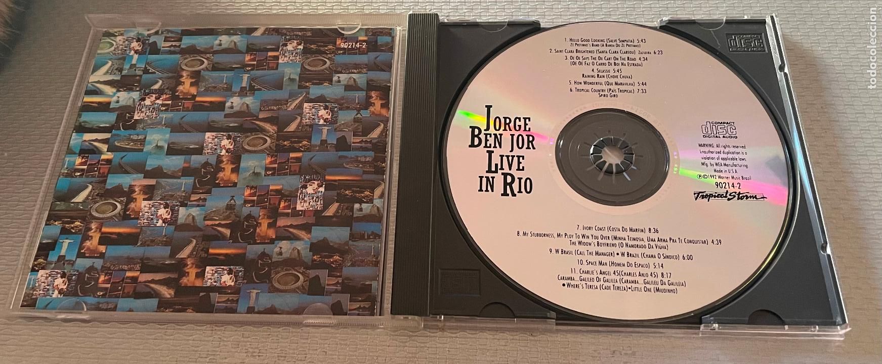 CDs de m&uacute;sica: JORGE BEN JOR Live in rio - Foto 2
