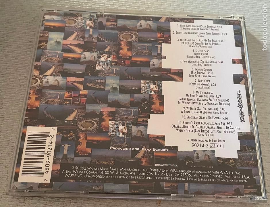 CDs de m&uacute;sica: JORGE BEN JOR Live in rio - Foto 3