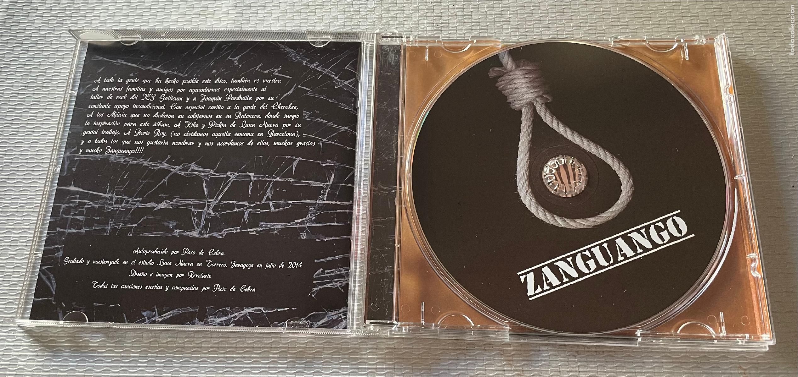 CDs de m&uacute;sica: PASO DE CEBRA Zanguango - Foto 2