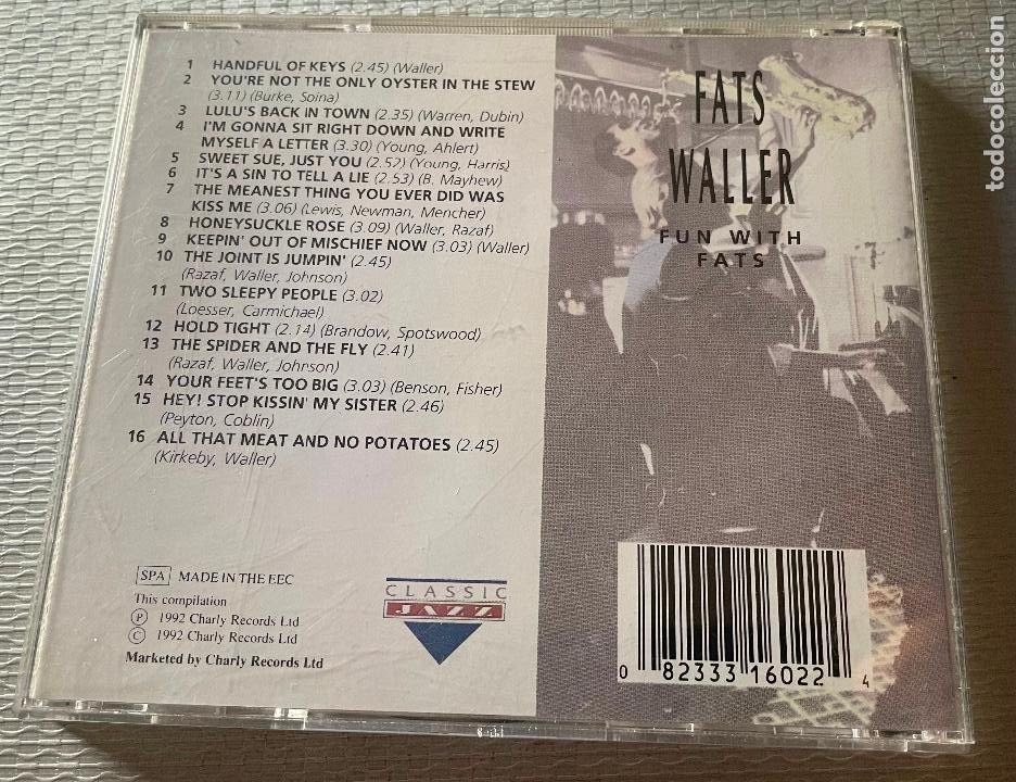CDs de m&uacute;sica: FATS WALLER Fun with fats - Foto 2