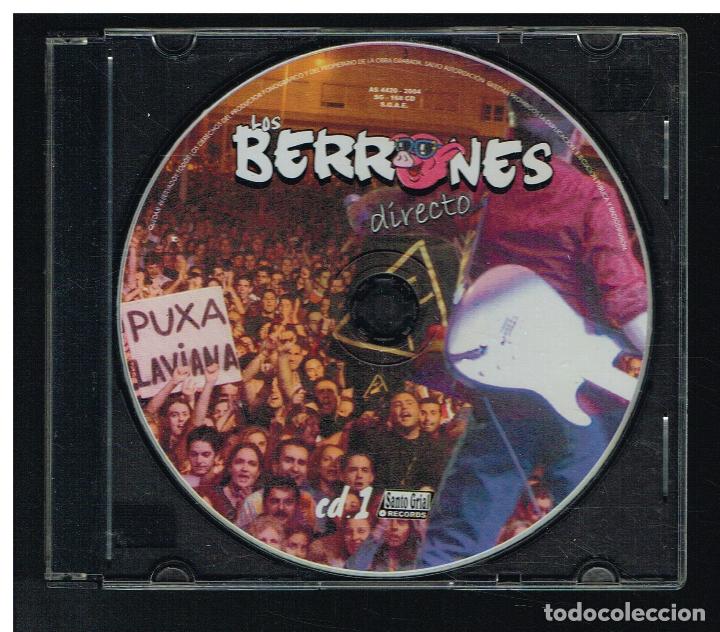 CDs de m&uacute;sica: LOS BERRONES - DIRECTO - CD 1 - SOLO EL DISCO 1 - 2004 - Foto 1