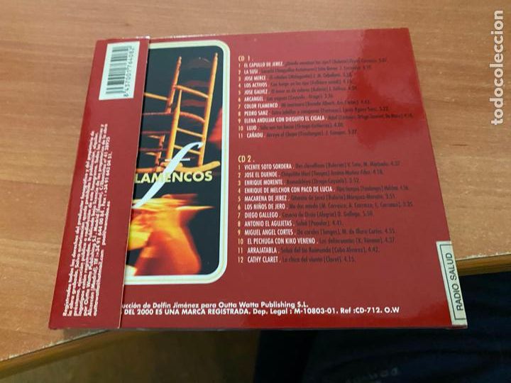 CDs de m&uacute;sica: FLAMENCOS DEL 2000 2 x CD 23 CANCIONES (CDIB22) - Foto 3
