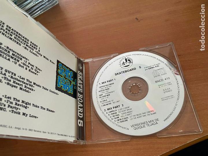 CDs de m&uacute;sica: SKATE BOARDS 5) CD SINGLE 2 CANCIONES (CDI3) - Foto 2