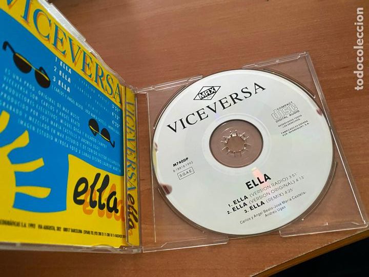 CDs de m&uacute;sica: VICEVERSA (ELLA) CD SINGLE (CDI3) - Foto 2