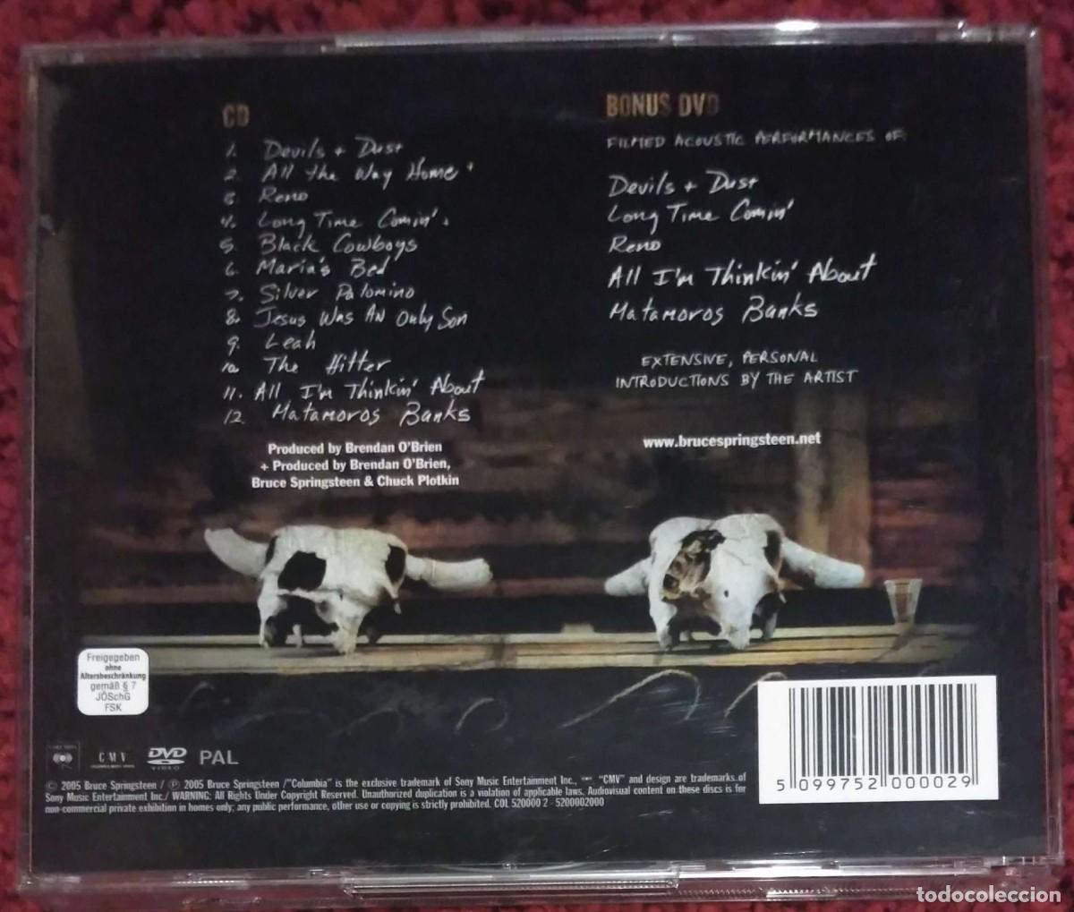 CDs de m&uacute;sica: BRUCE SPRINGSTEEN (DEVILS & DUST) CD + DVD 2005 - Foto 2