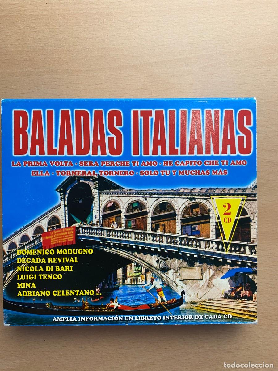CDs de m&uacute;sica: BALADAS ITALIANAS 2CD - Foto 1