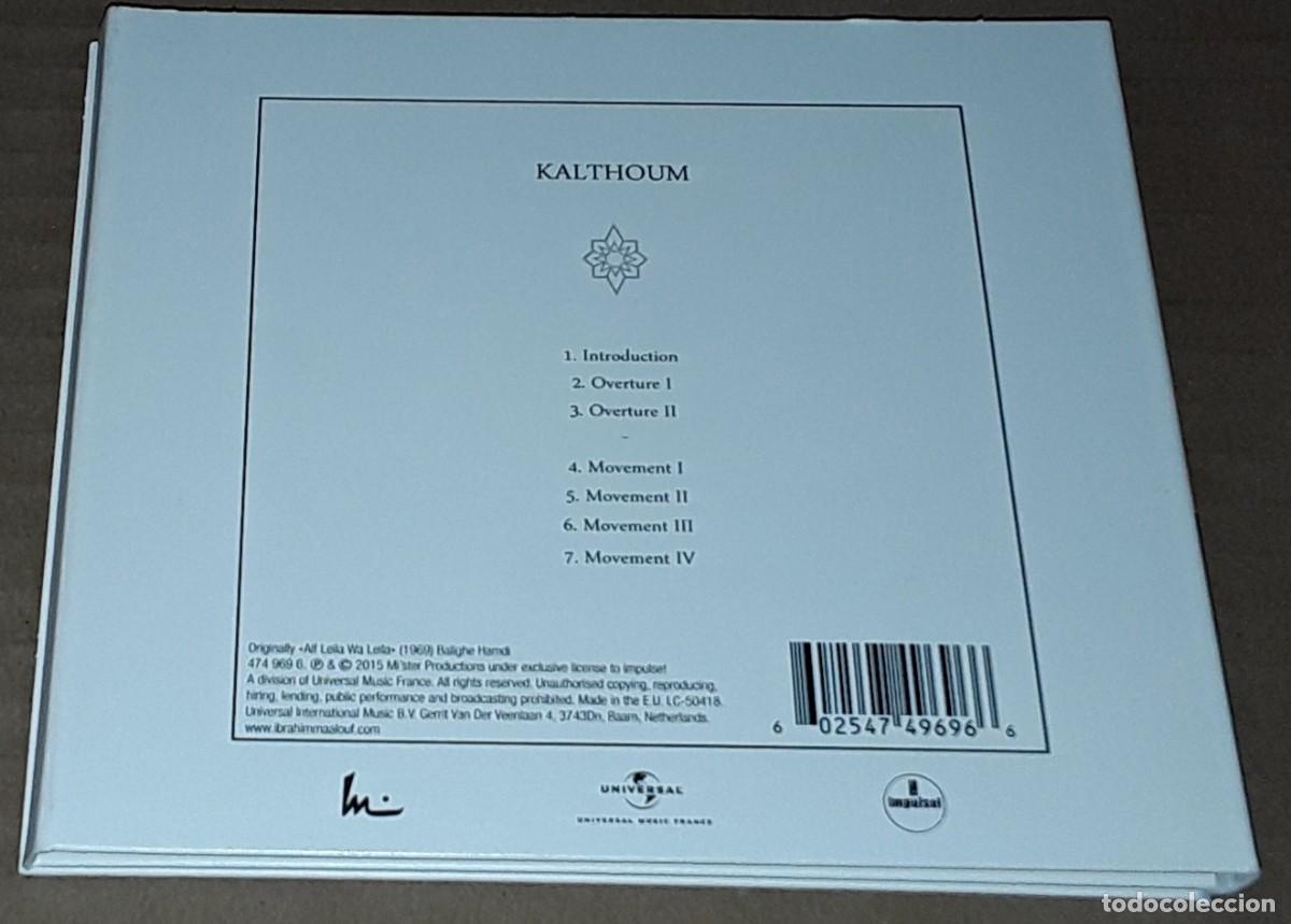 CDs de m&uacute;sica: CD - IBRAHIM MAALOUF - KALTHOUM - DIGIPACK - Foto 3