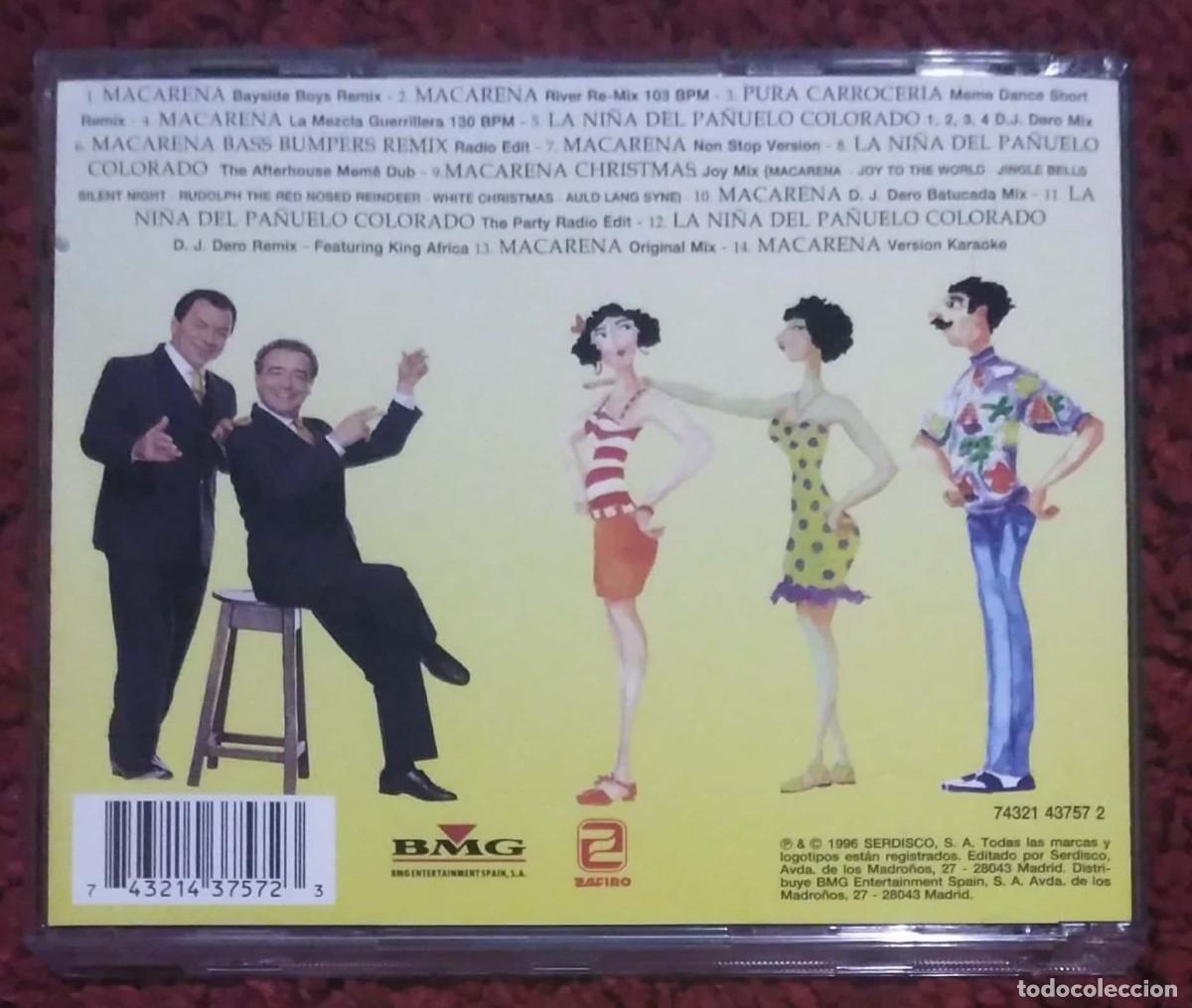 CDs de m&uacute;sica: LOS DEL RIO (MACARENA - NON STOP) CD 1996 - Foto 2