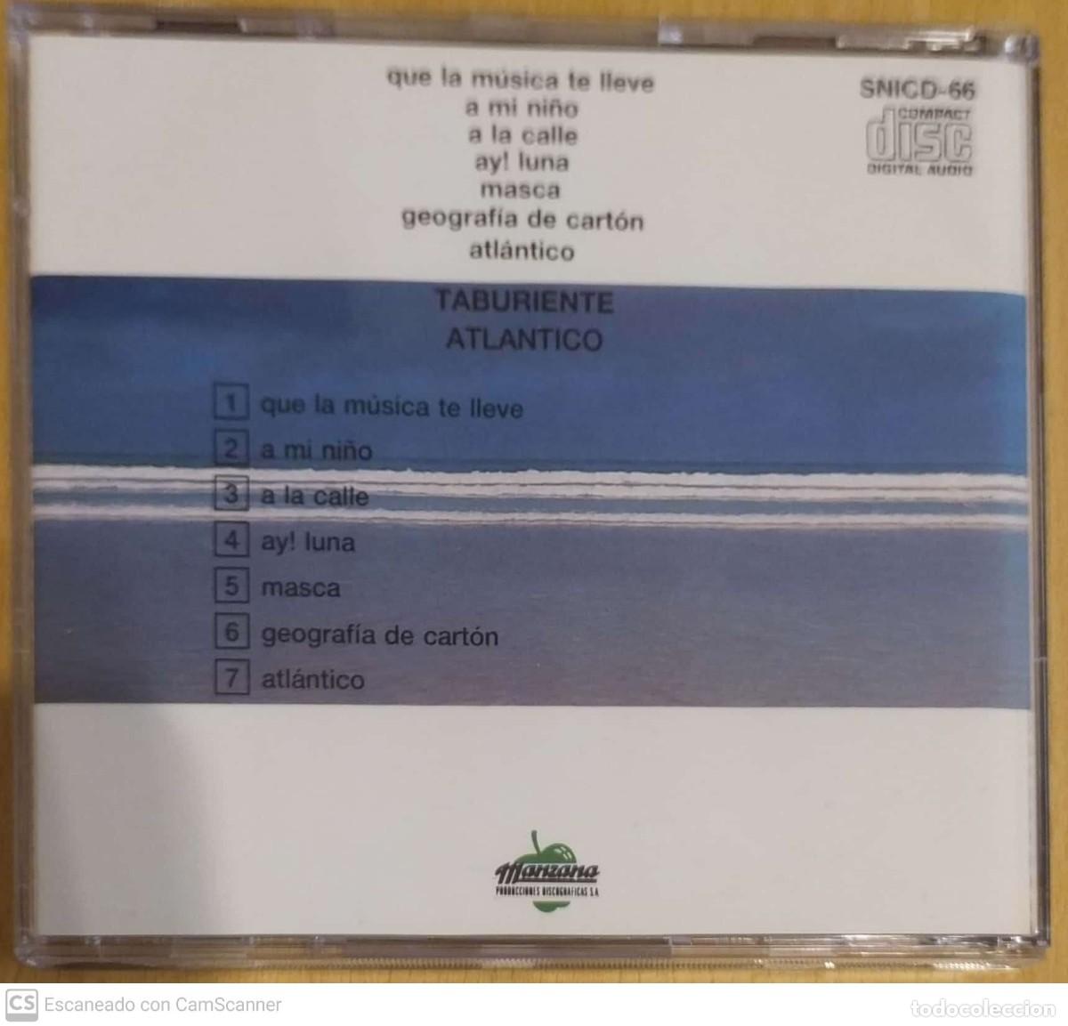 CDs de m&uacute;sica: TABURIENTE (ATLANTICO) CD 1988 - Foto 2