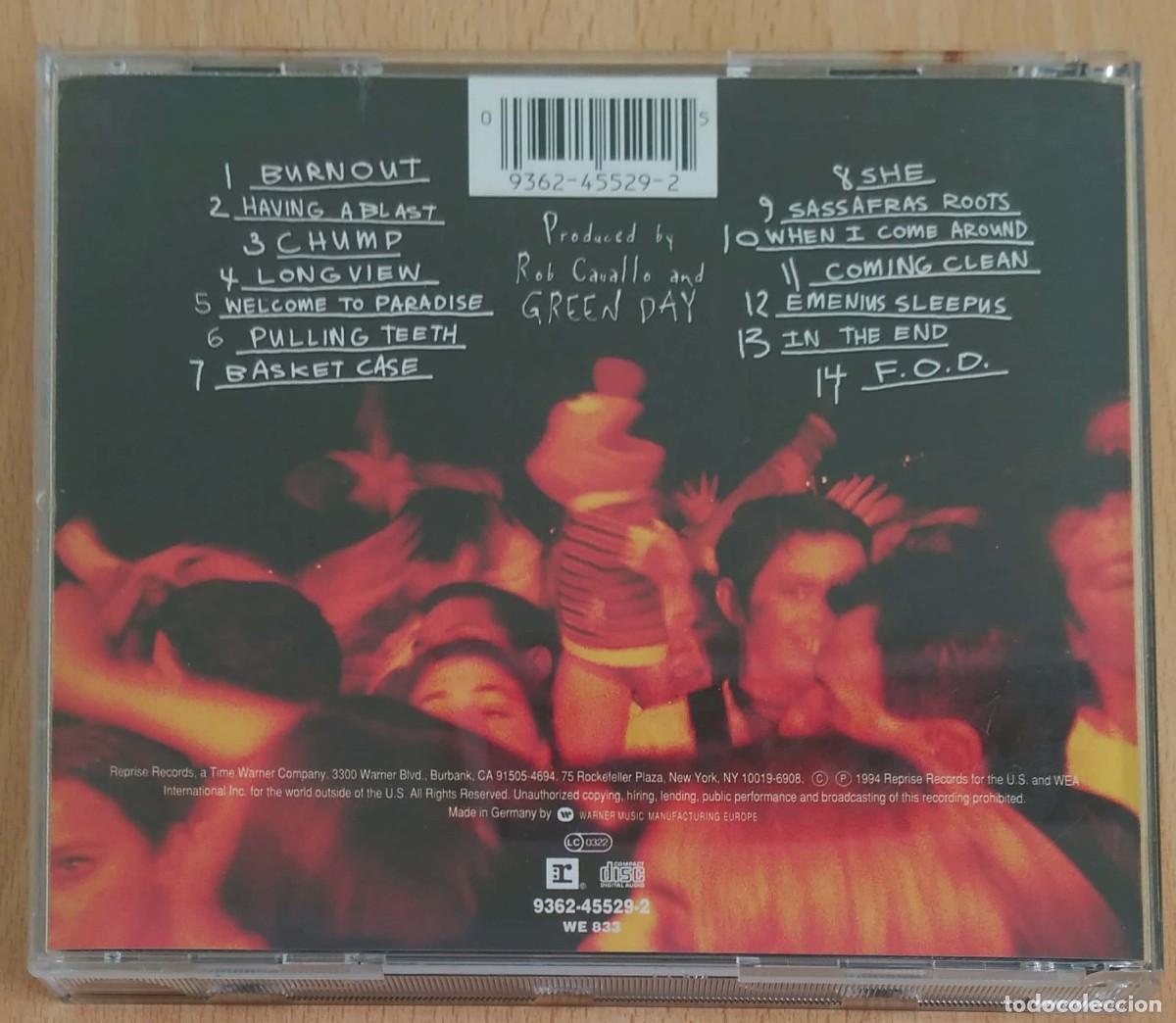 CDs de m&uacute;sica: GREEN DAY (DOOKIE) CD 1994 - Foto 2