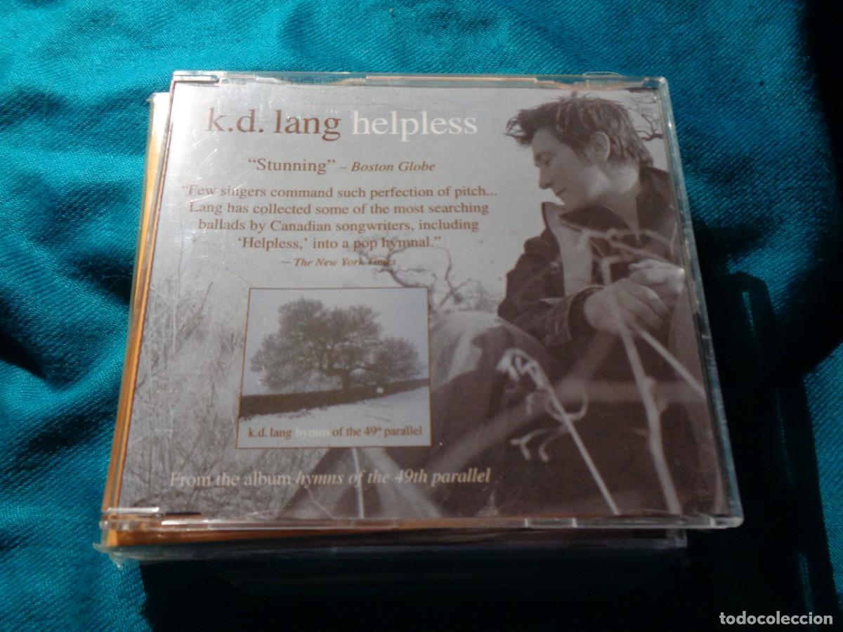 CDs de m&uacute;sica: K. D. LANG. HELPLESS. PROMOCIONAL. CD. IMPECABLE - Foto 1