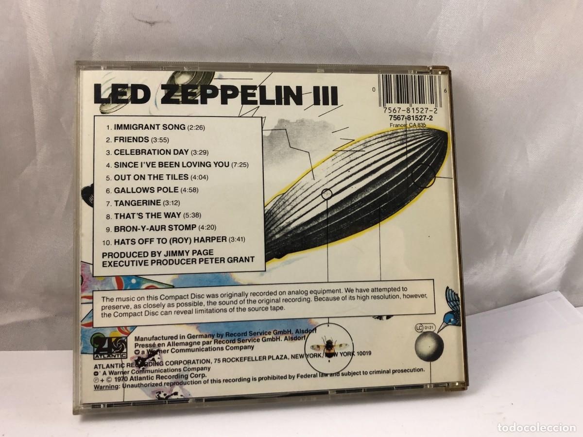 CDs de m&uacute;sica: LED ZEPPELIN III - Foto 3