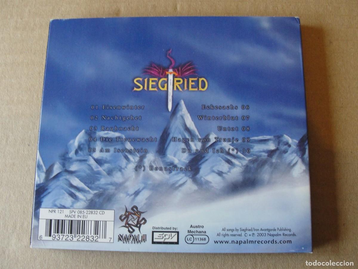 CDs de m&uacute;sica: SIEGFRIED eisewinter digipack NUEVO heavy metal - Foto 2