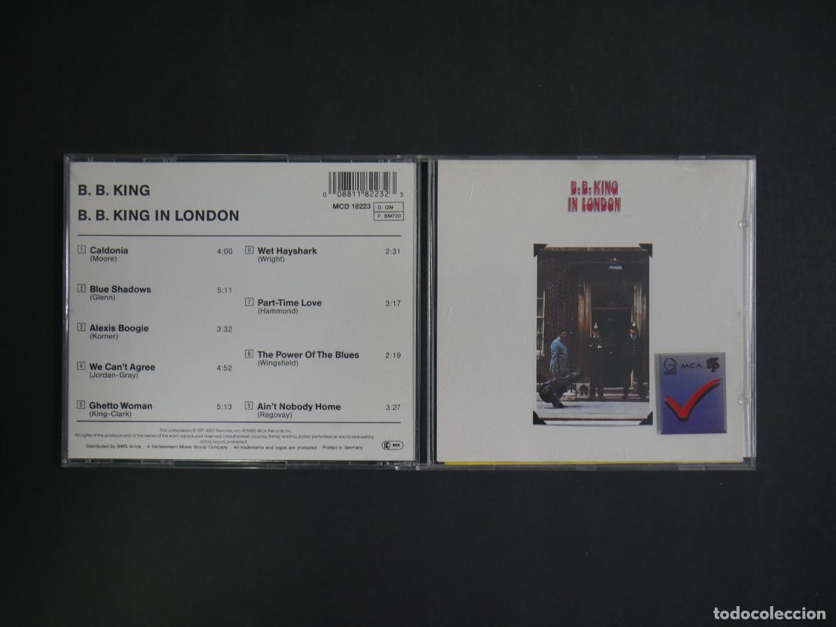 CDs de m&uacute;sica: B.B. KING IN LONDON CD - Foto 3