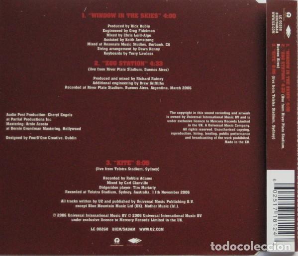 CDs de m&uacute;sica: U2 &lrm;&ndash; Window In The Skies - Foto 2