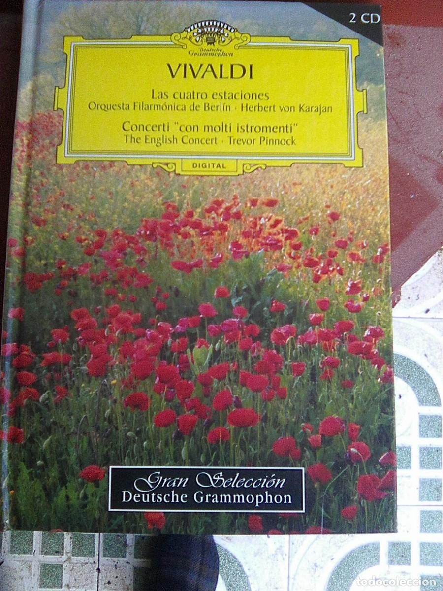 CDs de M&uacute;sica: Vivaldi, Antonio - Las Cuatro Estaciones + Conciertos Varios (RBA, 2006) 2 CD&acute;S + Libro