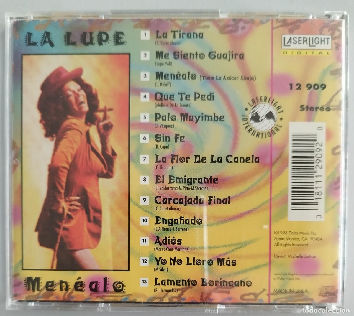 CDs de m&uacute;sica: LA LUPE, MENEALO - Foto 2
