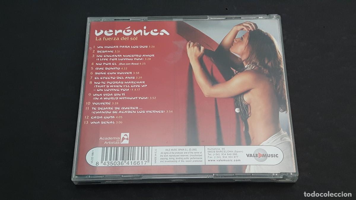 CDs de m&uacute;sica: CD VER&Oacute;NICA - LA FUERZA DEL SOL - 2002 - Foto 3