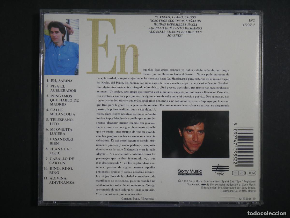 CDs de m&uacute;sica: JOAQUIN SABINA - QUERIDO - CD - Foto 2