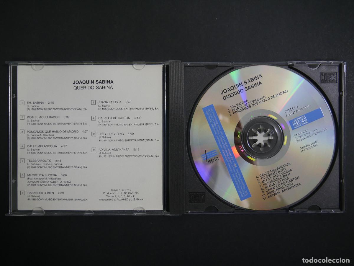 CDs de m&uacute;sica: JOAQUIN SABINA - QUERIDO - CD - Foto 3
