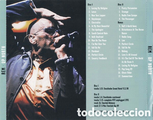 CDs de m&uacute;sica: R.E.M - UP NORTH LIVE. 2 CDS - Foto 2