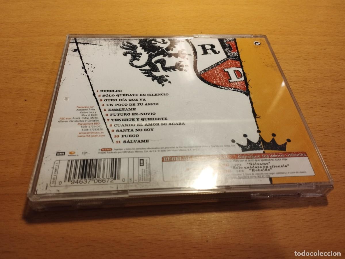 CDs de m&uacute;sica: REBELDE. RBD (CD) - Foto 3