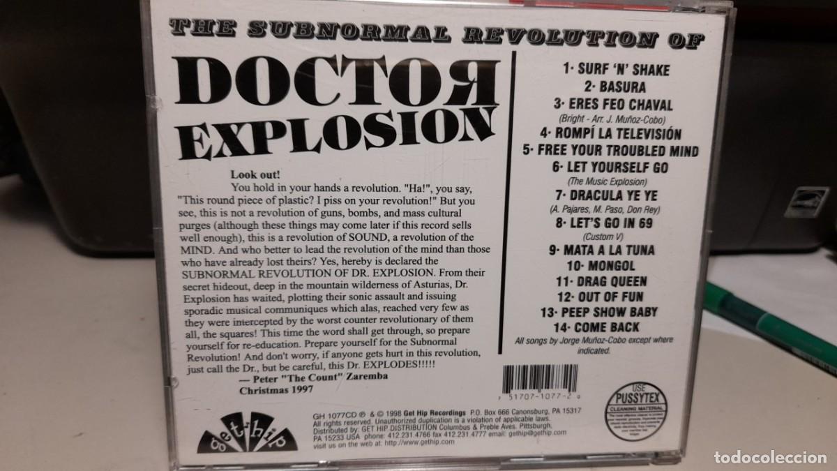 CDs de m&uacute;sica: CD DOCTOR EXPLOSION : THE SUBNORMAL REVOLUTION ( CD USADO) - Foto 2