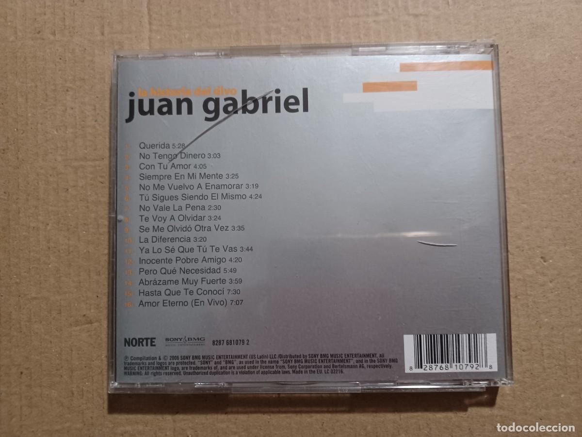 CDs de m&uacute;sica: JUAN GABRIEL - LA HISTORIA DEL DIVO CD 2006 - Foto 3